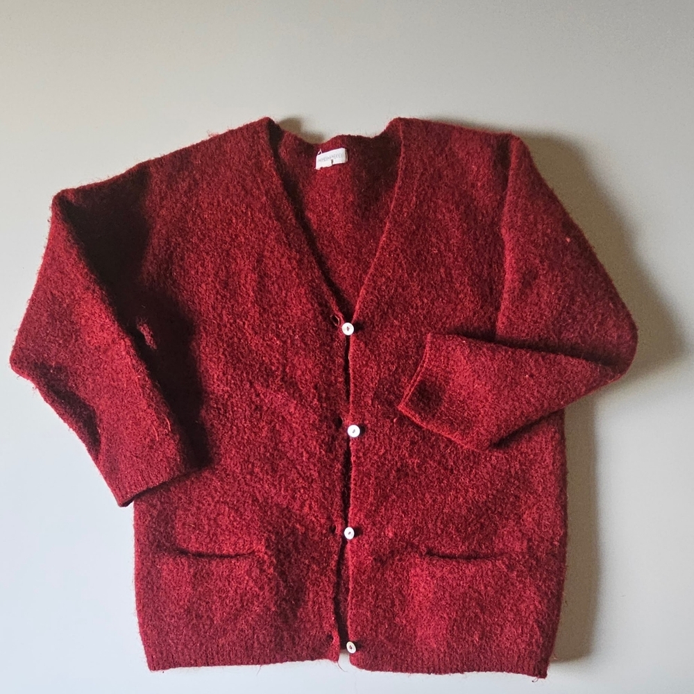 Hundred pieces alpaca cardigan